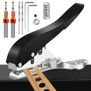 Nouvel outil de perforation portatif pour chantournage, poinçon de menuiserie à biseau affleurant, conception à poignée métallique pour une durabilité accrue - Product Image 6