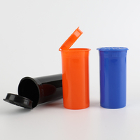 Bouteilles PET à ouverture facile 13DR 19DR 30DR 60DR 90DR, tubes PP à fermeture hermétique, avec couvercle compressible anti-odeur, stockage sécurisé et à l'épreuve des enfants