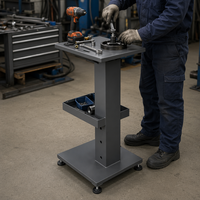 Soporte de Herramientas de Acero Inoxidable Personalizado OEM |   Fabricación Soldada de Alta Resistencia con Protección Anticorrosión para Almacenamiento de Herramientas en Talleres