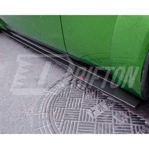 CMST Style Carbon Fiber <b>Side</b> Skirt For Dodge Challenger 2015-2023 - Product Image 2