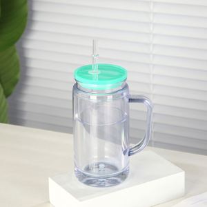 Offre Spéciale : Gourde Réutilisable 16oz en ABS pour Enfants avec Couvercle en Bambou et Paille – Robuste et Anti-Chute, Design Moderne - Product Image 3