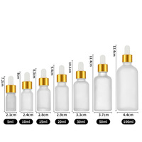 Flacon compte-gouttes en verre multi-tailles en gros, impression sérigraphique personnalisée, couvercle en métal électroplaqué et bambou pour sérum de soin et huile essentielle