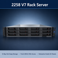 Nouveau serveur en rack Xfusion Fusionserver 2258 V7 2U polyvalent pour stockage évolutif et virtualisation
