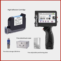 Aisomark Tragbarer Handheld-Tintenstrahldrucker 12,7 mm Höhe USB-Ladefunktion Flexibler Eier-Datumscode Seriennummer Lederdrucker