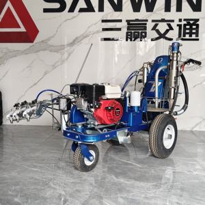 Máquina de Señalización Vial de Alta Eficiencia con Bomba Hidráulica de 24L, Doble Bomba y Cuatro Pistolas de Pulverización en Frío - Product Image 6