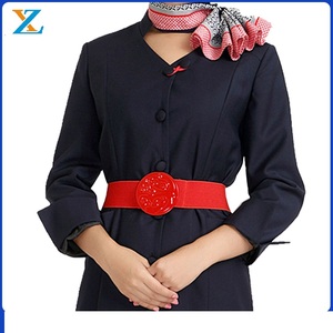 Hôtesse de l'air marine personnalisée <span class=keywords><strong>Emirates</strong></span> <span class=keywords><strong>Airline</strong></span> Uniform Dress - Product Image 3