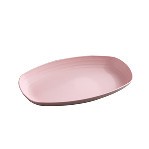 Oval Shallow Dish Set Nordic Colors <b>Large</b> <b>Plate</b> For Fish Vegetables Home Tableware - Product Image 5