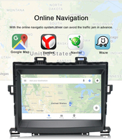 Autoradio multimédia Android, stéréo, 9 pouces, 2 Din, Audio, Navigation GPS, lecteur vidéo de voiture, pour Toyota Alphard 2008-2015