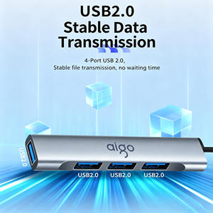 Type-C 多端口连接底座，多个 USB 端口，SD TF 卡插槽，3.5 毫米音频端口，适用于日常办公笔记本电脑硬件改装 - Product Image 4