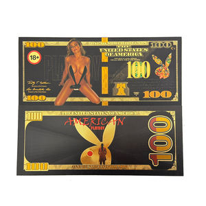 2026 8 Modelos Nice America Beautiful Magazine Billete de 100 Dólares Negro Chapado en Oro de 24k para Regalos - Product Image 3