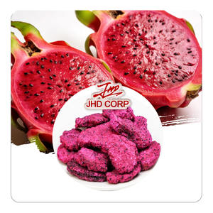 Entrepôt USA / UE : Tranches de <span class=keywords><strong>fruit</strong></span> du dragon rouge bio lyophilisées, prêtes à consommer directement - Product Image 1