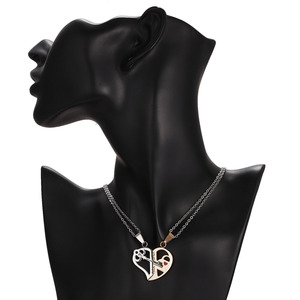 <span class=keywords><strong>Regalo</strong></span> di San Valentino <span class=keywords><strong>per</strong></span> Innamorati, Collana Romantica con Ciondolo a Mezzo Cuore e Chiave Abbinata in Acciaio Inossidabile <span class=keywords><strong>per</strong></span> Coppie - Product Image 5