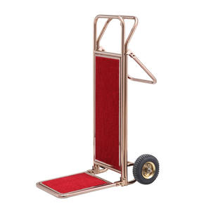 शीर्ष सेवा विंटेज तह होटल सामान गाड़ी ट्राली सामान बैरो सामान कारों के लिए होटल - Product Image 2