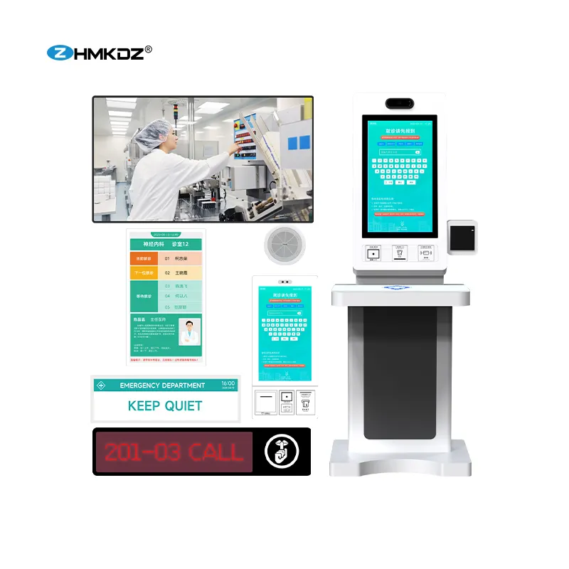 Hospital Calling Number Queuing Management Kiosk Queue System