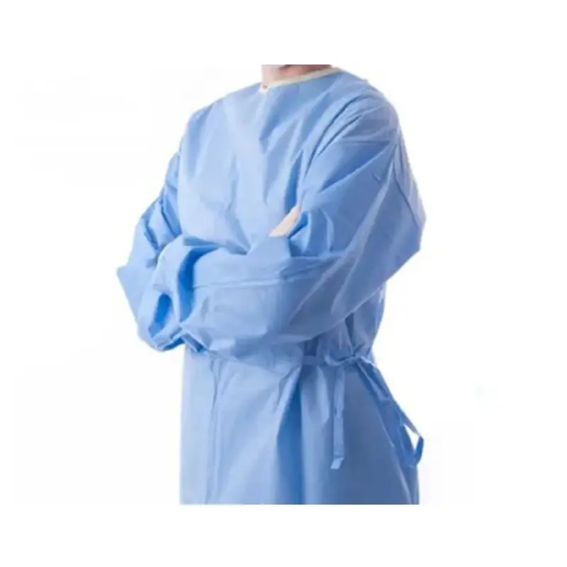 Dokunmamış kumaş cerrahi tek kullanımlık elbise hastane yatağı yaprak tıbbi izole elbise