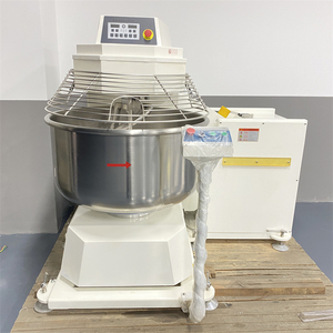 Mélangeur à spirale professionnel 100kg 125kg à cuve basculante pour boulangerie industrielle, machine à pétrir le pain, la baguette et la pâte de blé - Product Image 5