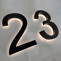 Beleuchtete Außenwerbung LED-Buchstaben Geschäftsfrontschild 3D Acryl Leuchtschild mit Individuellem Logo