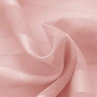 DaiRui Vente en gros de rideaux en voile à rayures roses de style moderne pour séparateur de pièce de fenêtre de cuisine