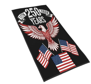 Toalla de playa Patriotic America para el 250 aniversario, diseño vintage con bandera de EE. UU., toalla de playa de microfibra de secado rápido para el 4 de <span class=keywords><strong>julio</strong></span> - Product Image 6