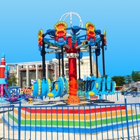Manège rotatif pour enfants SHENLON SLSJ-A certifié CE, 16 places, à jets spirale, pour parcs d'attractions, fabriqué en Chine