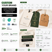 Étiquettes volantes personnalisées logo imprimé coton recyclé carton tissu bois papier matériel pour sacs jeans textiles chapeaux jouets étiquettes corde