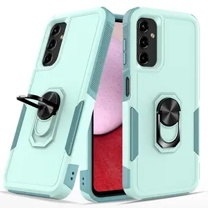 Schokbestendig Pantser Metalen Ringhoes Voor Samsung Galaxy A02 A 03S A04 A 04S Houder Hybride Combo Pouch Voor A03 Core Matte Funda Case