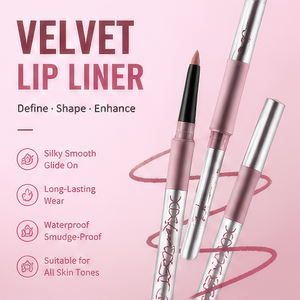 Delineador de Labios Mate Aterciopelado en Mousse, Larga Duración, Resistente a Besos, Lápiz Labial Nude para Bodas, Venta al por Mayor - Product Image 1