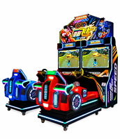 LeChuang Machine de jeu de course automobile commerciale à monnayeur, simulateur de conduite avec composants en plastique pour centres de jeux intérieurs