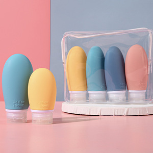 Bouteilles en silicone Kean Travel 60ml 100ml, étanches, pour le rangement de cosmétiques et les soins corporels - Product Image 1