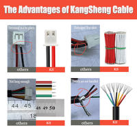 Ph 2.0mm ke SH 1.0mm Pitch kabel konektor Terminal perakitan kabel silikon kawat Harness