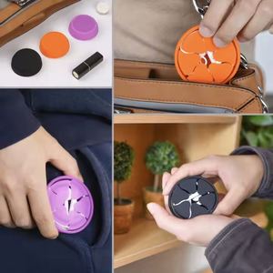 Soft Silicone Cable Winder <b>Wrap</b> Portable Earbud Cord Box Earphone Holder Case Cord Organizer - Product Image 4