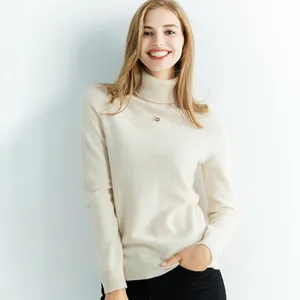 Winter Fashion Pullover 100% Merino Extrafine Wool Cashmere Supplier Knit Stylish Women's Knitwear Sweater