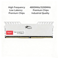 Faspeed DDR5 16 Go 4800 MHz ECC RAM de jeu pour ordinateur de bureau - Haute performance, garantie de 3 ans, en stock