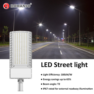 ROMANSO 30W 50W IP67 180LM/W T2 1-10V Dimming CE ROHS 5 Years Warranty Easy Maintenance Professional Led Street <b>Light</b> - Product Image 6
