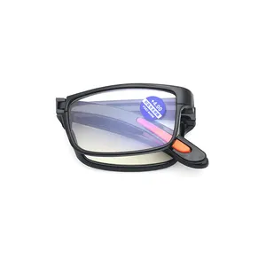 Недорогие Очки для дальнозоркости с защитой от синего света, портативные складные очки для чтения с диоптриями от + 1,0 до + 4,0