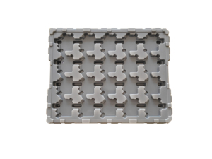 Plateau antistatique ESD en PS, conteneur en plastique recyclable pour l'électronique, les appareils optiques, l'emballage de circuits imprimés - Product Image 3