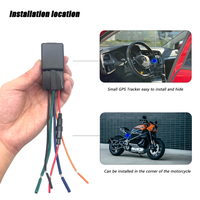 Traceur GPS 4G d'usine avec relais pour voiture et moto |   Mini localisateur de suivi de véhicule en temps réel