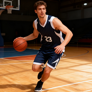Ensemble de basketball pour femmes grandes tailles OEM, nom et numéro personnalisés, jersey d'entraînement respirant antibactérien à séchage rapide - Product Image 1