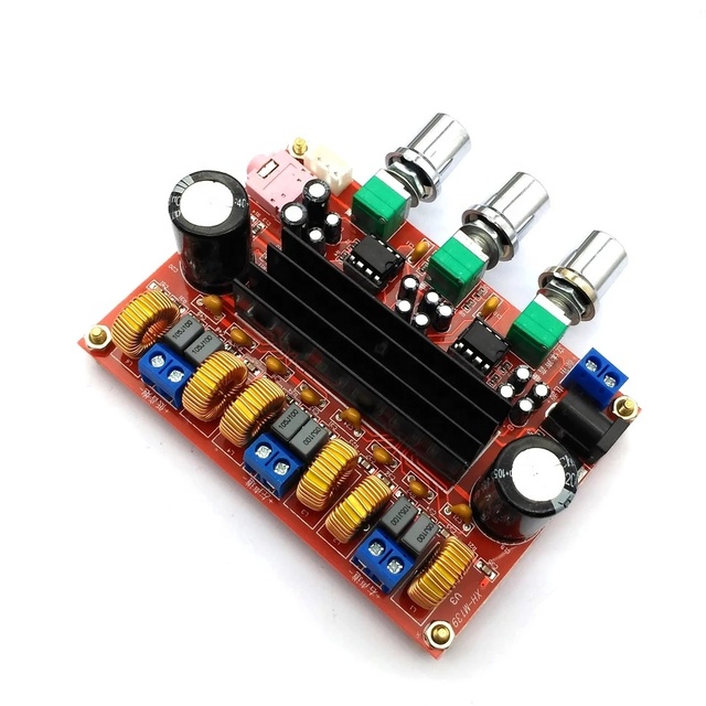 12V-24V TPA3116D2 2*50W+100W 2.1 Channel Digital Subwoofer Amplifier Board