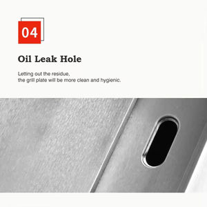 Parrilla de barbacoa eléctrica de escritorio de encimera comercial de buena calidad, plancha de cocina de <span class=keywords><strong>comida</strong></span> rápida, equipo de parrilla - Product Image 5