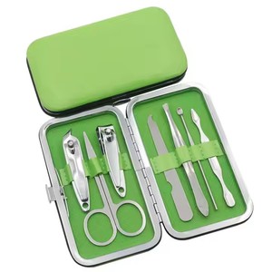 7pcs Stainless Steel <b>Nail</b> Clippers <b>Set</b> Manicure Pedicure Kit in Acrylic Travel Box - Product Image 2