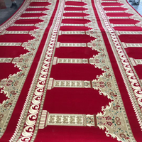 Tapis de prière musulman mur à mur tapis de prière rouleau mosquée tapis de prière