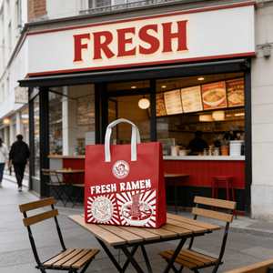 Sacs isothermes réutilisables pour la livraison de nourriture chaude et froide, pour restaurants, en aluminium non tissé, avec poignée, personnalisables - Product Image 3