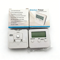 Timer Dapur Digital Elektronik Pintar dengan Logo Kustom, LCD, Magnetik, Pengingat Waktu, Stopwatch, Penghitung Mundur untuk Memasak di Rumah