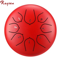 Cheap Price 6 Inch 8 Tone Steel Tongue Drum C Tone Kids Hluru