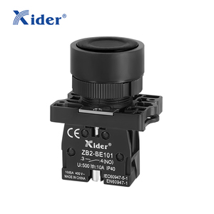 Control de circuitos eléctricos planos Xider de 22mm, interruptor de botón pulsador, retorno por resorte - Product Image 1