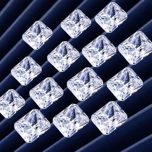 Оптовый муассанит D цвета VVS огранки «радиант» с сертификатом GRA, свободный камень для изготовления ювелирных изделий - Product Image 2