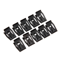 10 pièces de clips de fixation en métal pour tableau de bord de voiture, console avant