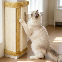 Griffoir pour chat réglable, écologique, luxueux et moderne, en sisal, facile à assembler, design mignon, utilisation en intérieur, toutes saisons, en carton