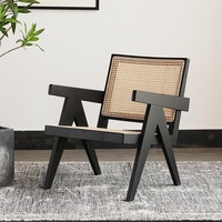 Chaise de salle à manger moderne en cuir rembourré pour restaurant d'hôtel nordique noir blanc à vendre